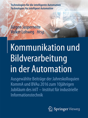 cover image of Kommunikation und Bildverarbeitung in der Automation